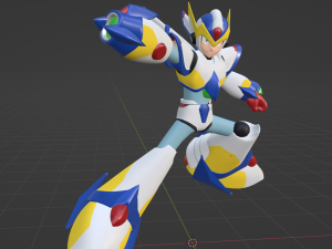 Megaman Falcon Armor - Mega Man X5 3D Модель