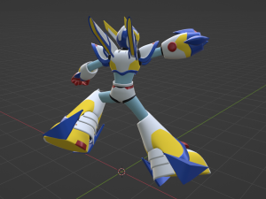 Megaman Falcon Armor - Mega Man X5 3D Модель