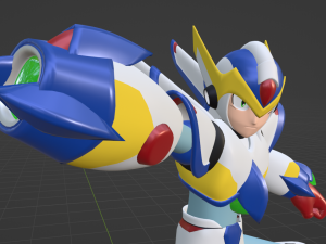 Megaman Falcon Armor - Mega Man X5 3D Модель