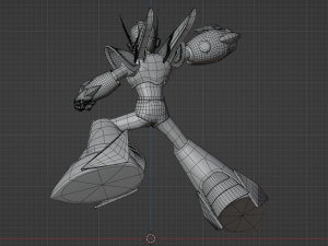 Megaman Falcon Armor - Mega Man X5 3D Модель