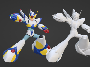 Megaman Falcon Armor - Mega Man X5 3D Модель