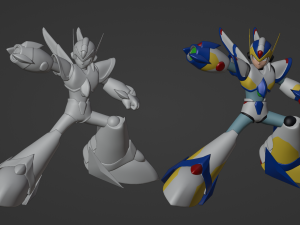 Megaman Falcon Armor - Mega Man X5 3D Модель