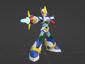 Megaman Blade Armor - Mega Man X6 3D Model
