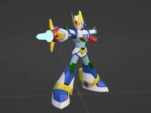 Megaman Blade Armor - Mega Man X6 3D Model