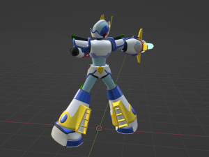 Megaman Blade Armor - Mega Man X6 3D Model
