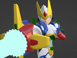 Megaman Blade Armor - Mega Man X6 3D Model