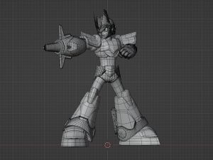 Megaman Blade Armor - Mega Man X6 3D Model