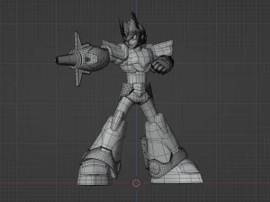 Megaman Blade Armor - Mega Man X6 3D Model