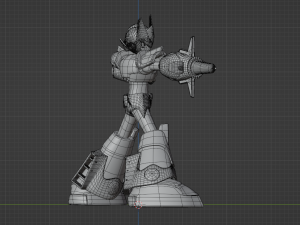 Megaman Blade Armor - Mega Man X6 3D Model