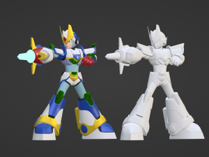 Megaman Blade Armor - Mega Man X6 3D Model