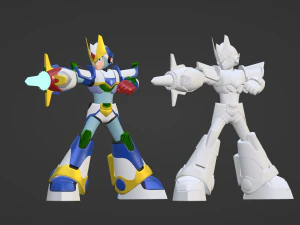 Megaman Blade Armor - Mega Man X6 3D Model