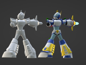 Megaman Blade Armor - Mega Man X6 3D Model