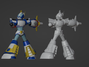 Megaman Blade Armor - Mega Man X6 3D Model