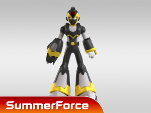 Megaman Shadow Armor - Mega Man X6 3D Model