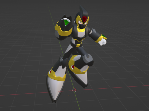 Megaman Shadow Armor - Mega Man X6 3D Model