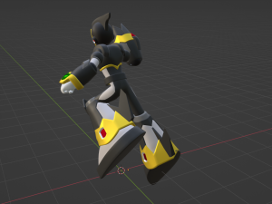 Megaman Shadow Armor - Mega Man X6 3D Model