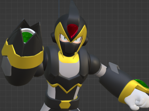 Megaman Shadow Armor - Mega Man X6 3D Model