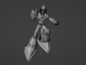 Megaman Shadow Armor - Mega Man X6 3D Model