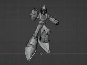 Megaman Shadow Armor - Mega Man X6 3D Model