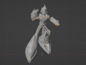 Megaman Shadow Armor - Mega Man X6 3D Model