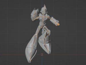 Megaman Shadow Armor - Mega Man X6 3D Model
