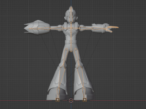 Megaman Shadow Armor - Mega Man X6 3D Model