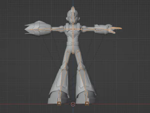 Megaman Shadow Armor - Mega Man X6 3D Model