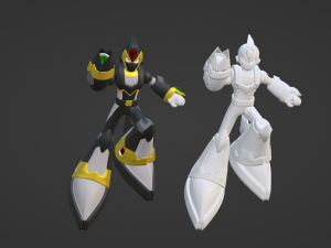Megaman Shadow Armor - Mega Man X6 3D Model