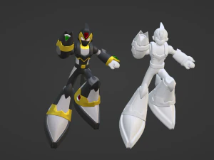 Megaman Shadow Armor - Mega Man X6 3D Model
