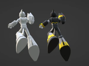 Megaman Shadow Armor - Mega Man X6 3D Model