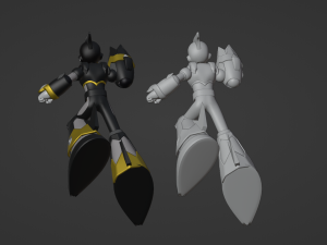 Megaman Shadow Armor - Mega Man X6 3D Model