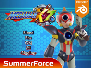 Axl - Megaman X7 3Dモデル
