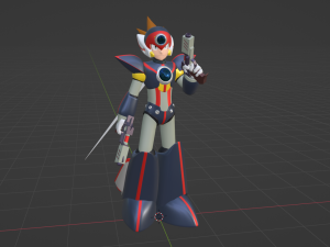 Axl - Megaman X7 3D मॉडल
