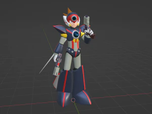 Axl - Megaman X7 3D Model