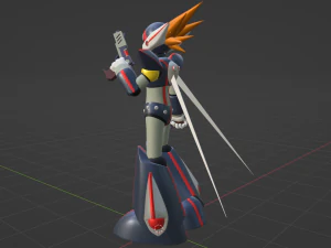 Axl - Megaman X7 3D Model