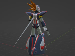 Axl - Megaman X7 3D Model