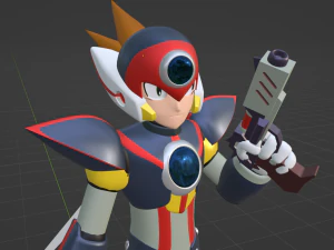 Axl - Megaman X7 3D Model
