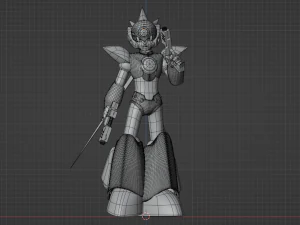 Axl - Megaman X7 3D Model