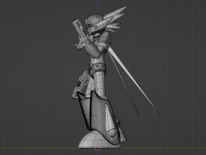 Axl - Megaman X7 3D मॉडल