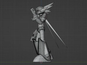 Axl - Megaman X7 3D Model