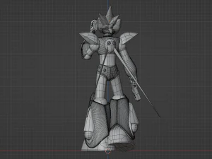 Axl - Megaman X7 3D Model