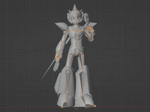 Axl - Megaman X7 3D Model
