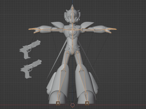 Axl - Megaman X7 3D मॉडल