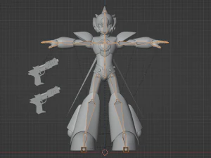 Axl - Megaman X7 3D Model