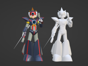 Axl - Megaman X7 3D मॉडल