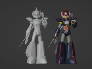Axl - Megaman X7 3D Model