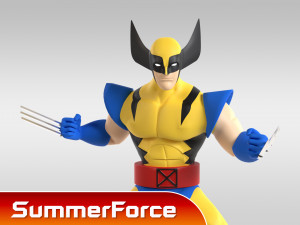Wolverine - XMen 97 3D-Modell