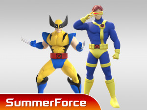 Wolverine - XMen 97 3D-Modell