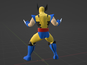 Wolverine - XMen 97 3D-Modell