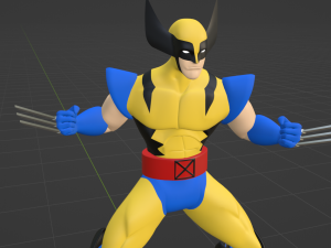 Wolverine - XMen 97 3D-Modell